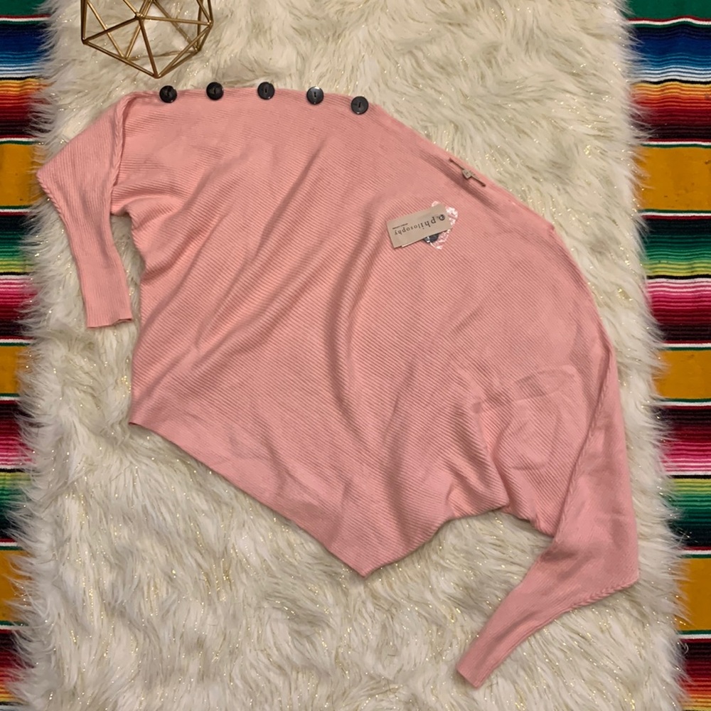NWT PHILOSOPHY Republic Clothing Pink Sweater Women’s S